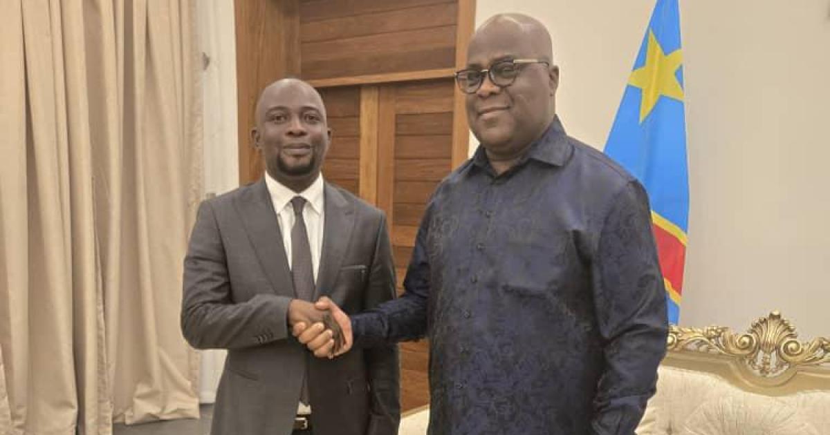 Le président de la République Félix Tshisekedi et le sénateur Jean Tshisekedi à Kananga 