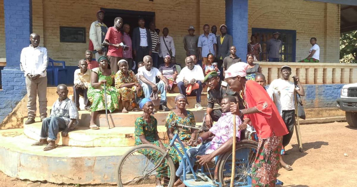 Quelques PVH au bureau du territoire de Dungu