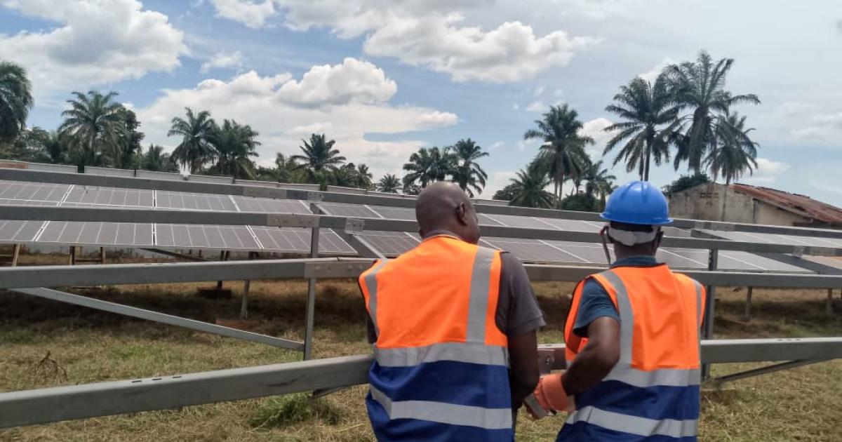 Les travaux d’électrification à Ngandajika