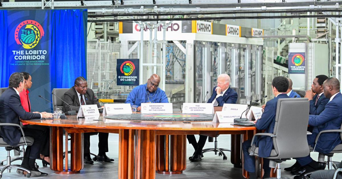 Félix Tshisekedi, Joe Biden et d'autres dirigeants de la région afrique centrale et australe