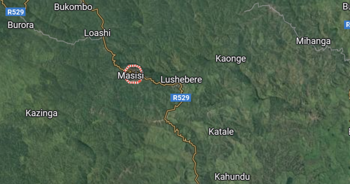 La carte de Masisi