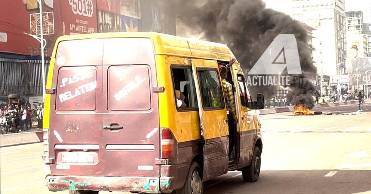La ville de Kinshasa face aux manifestations contre la guerre du M23/RDF dans le Nord-Kivu