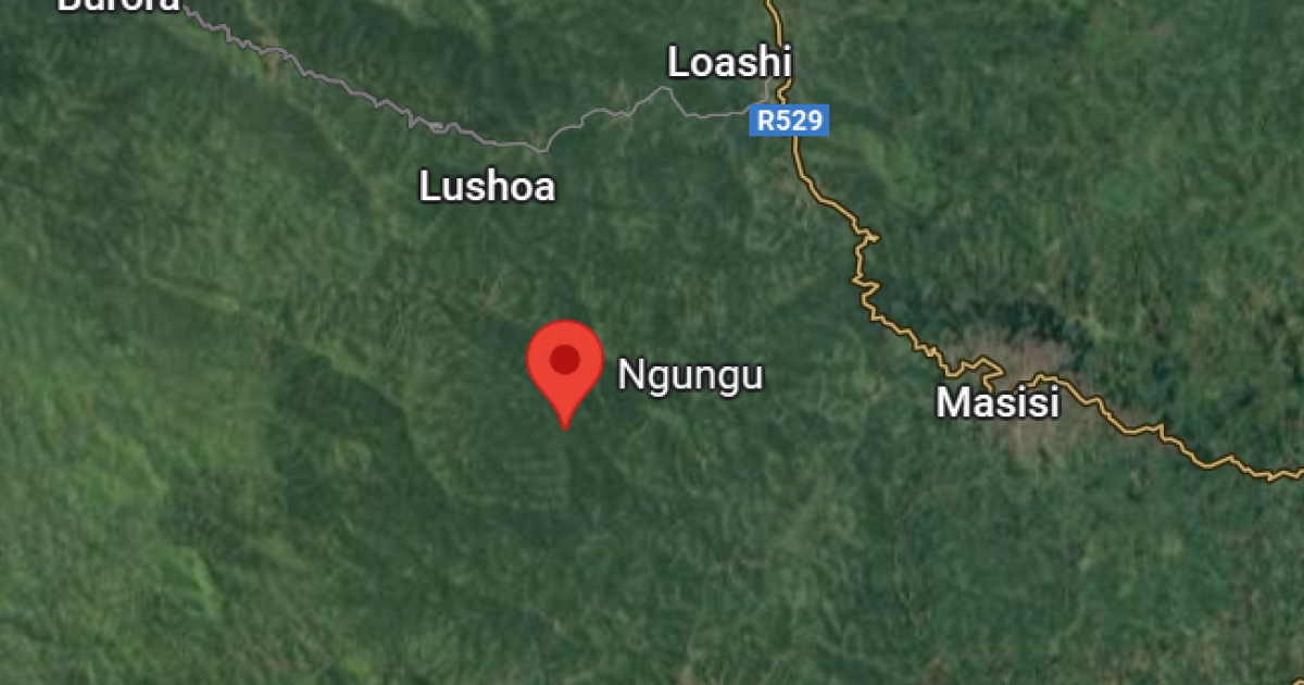 Ngungu sur la carte de Masisi