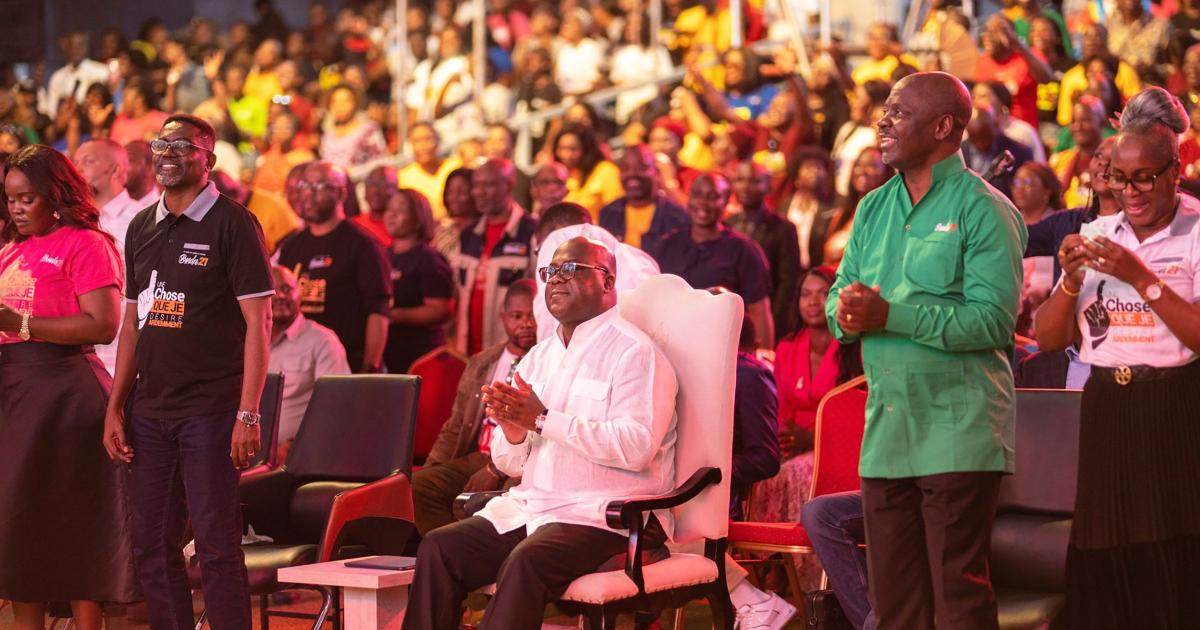 Roland Dalo et Félix Tshisekedi