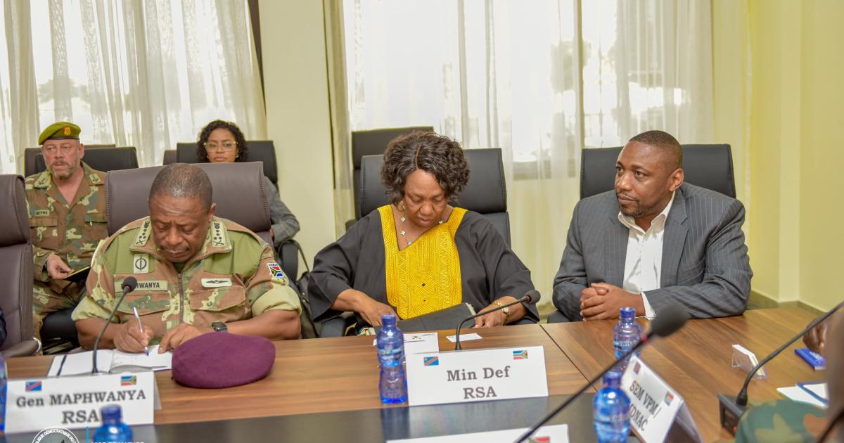 Angie Motshekga à Kinshasa