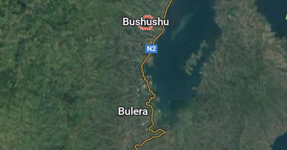 Bushushu sur la carte