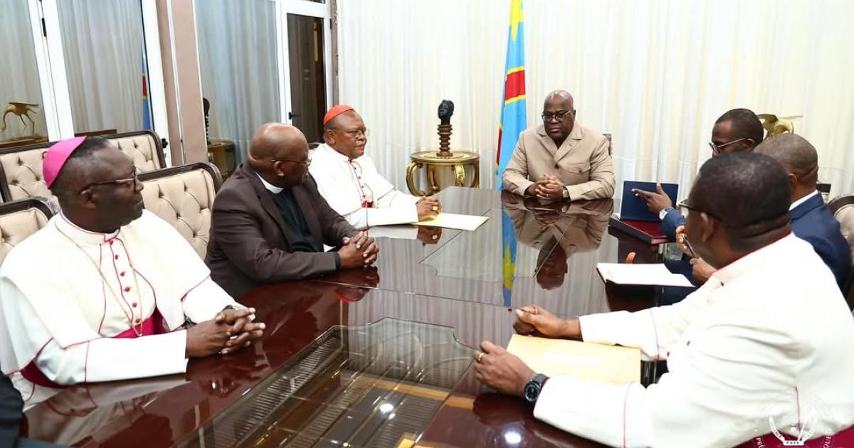 Les délégations de la CENCO, de l'ECC reçues par Félix Tshisekedi