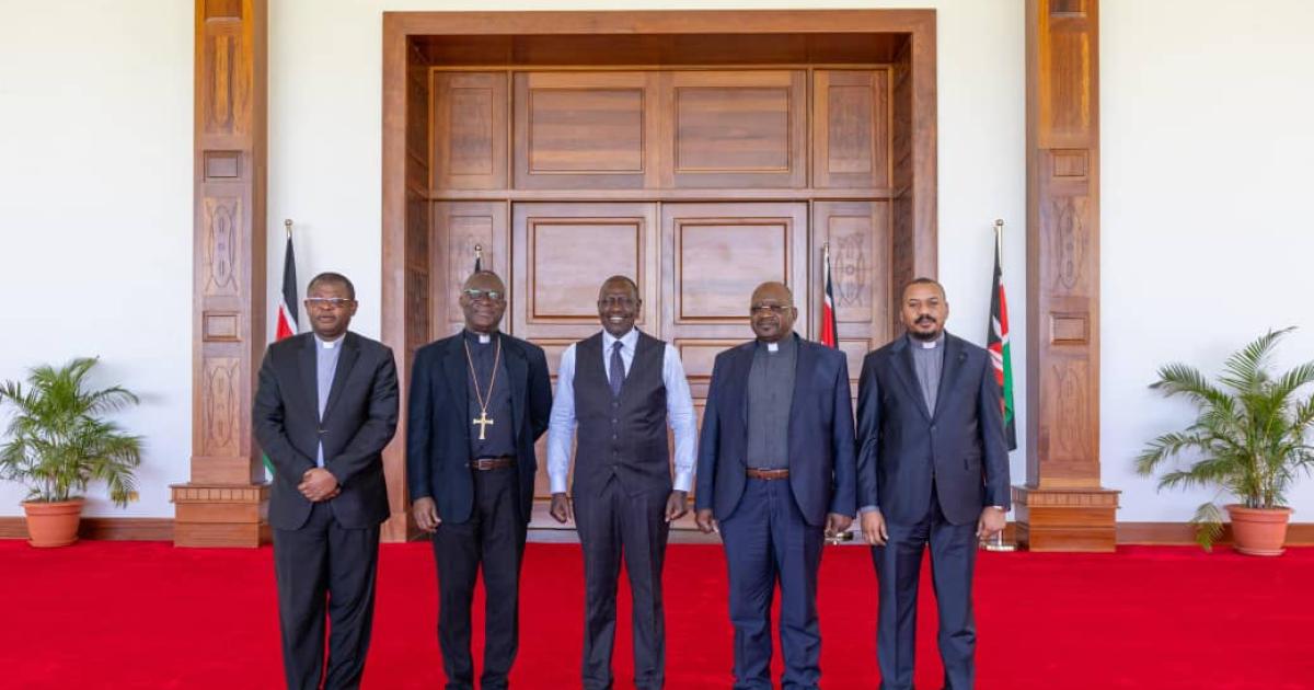 La délégation CENCO-ECC reçue par William Ruto