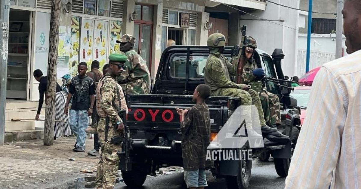 Les rebelles du M23 à Goma