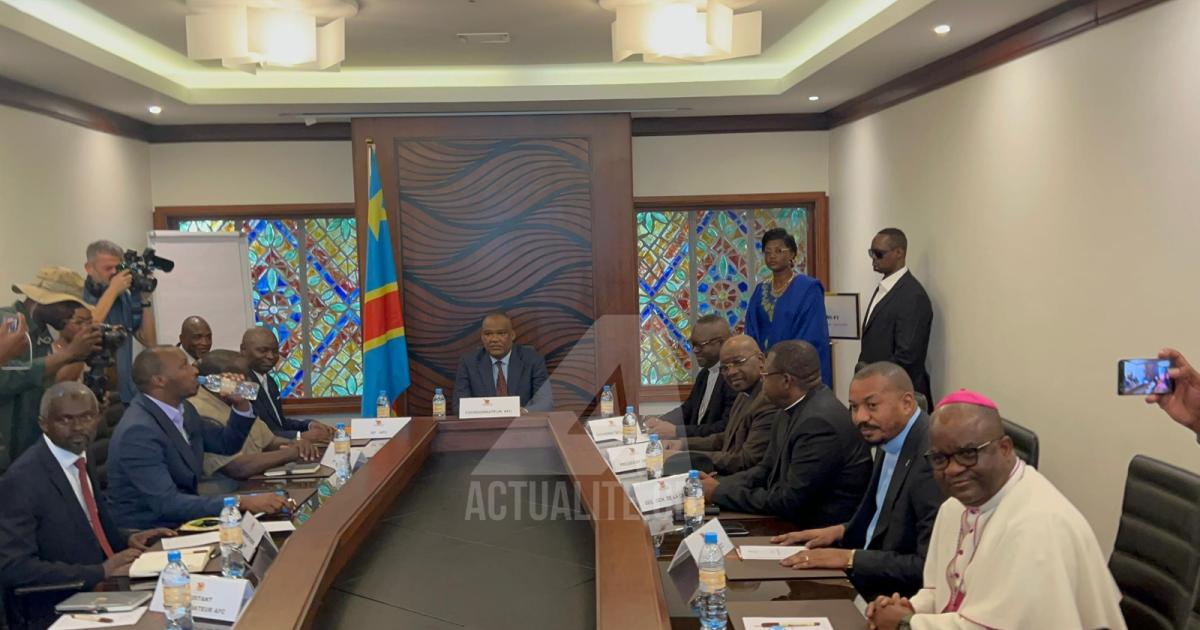 Réunion entre la délégation CENCO-ECC et Corneille Nangaa et son AFC