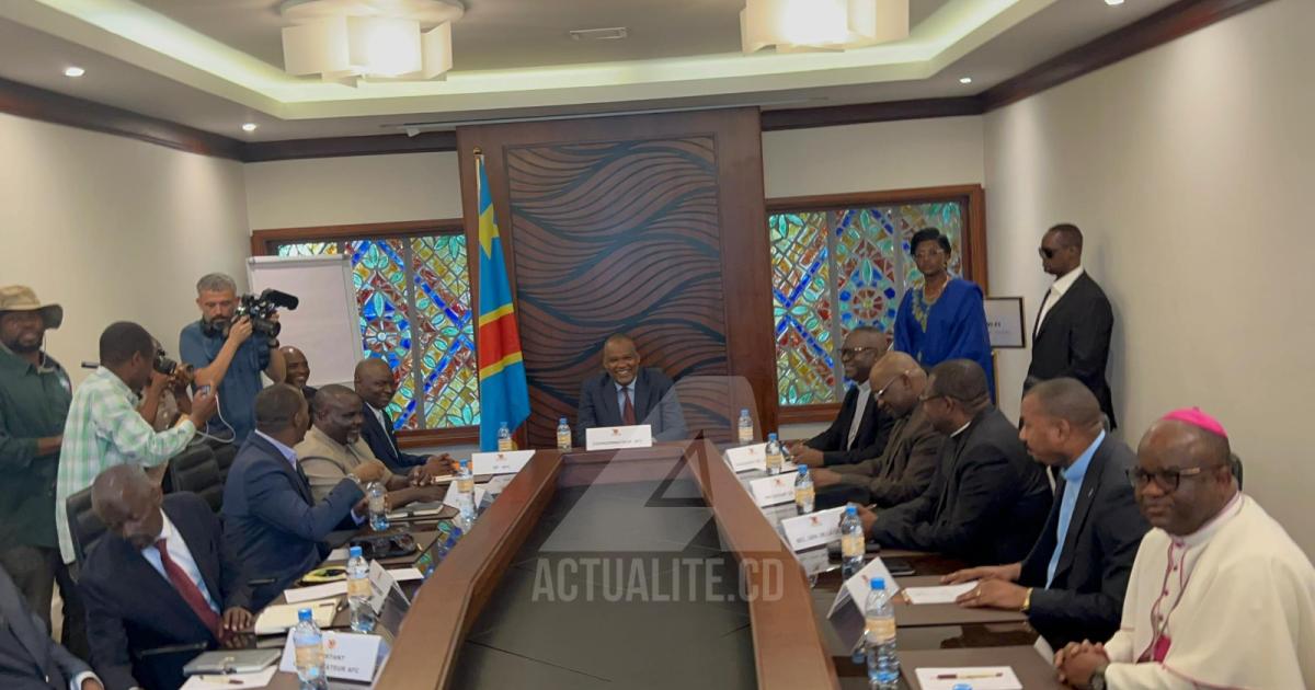 Réunion entre la délégation CENCO-ECC et Corneille Nangaa et son AFC