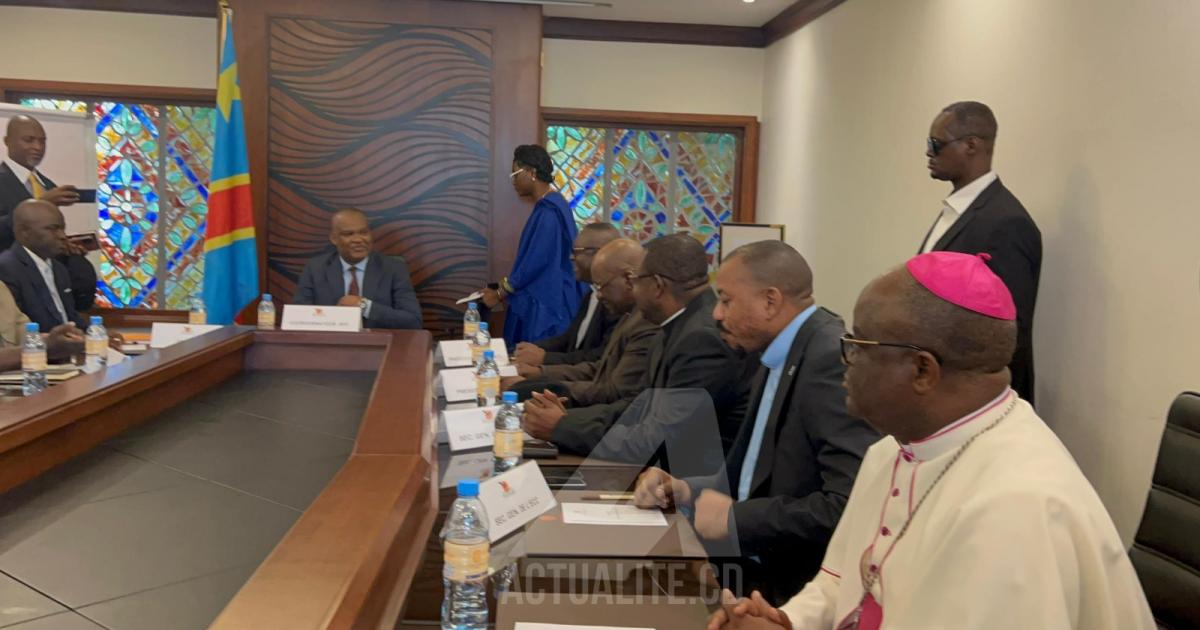 Réunion entre la délégation CENCO-ECC et Corneille Nangaa et son AFC