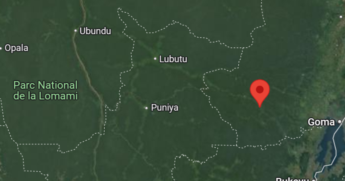 Walikale sur la carte