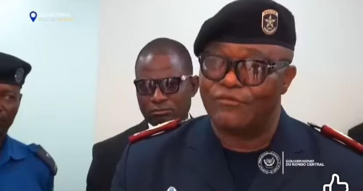 Le commissaire divisionnaire adjoint Dieudonné Makambo