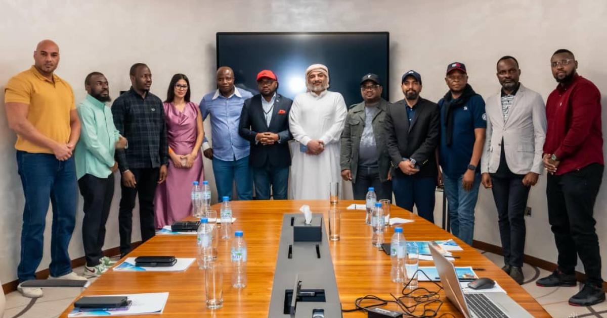 Les délégations de l'assemblée provinciale, du gouvernement provincial du Kasaï Central et un haut responsable de la société JMMC Holding