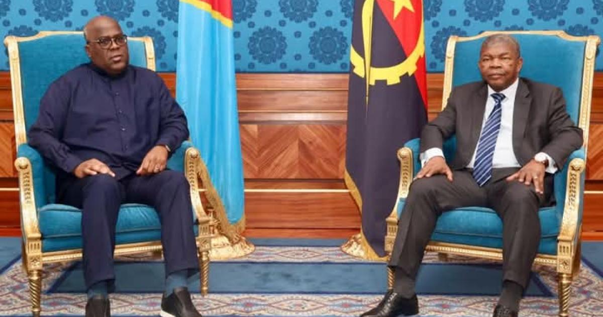 Félix Tshisekedi et João Lourenço