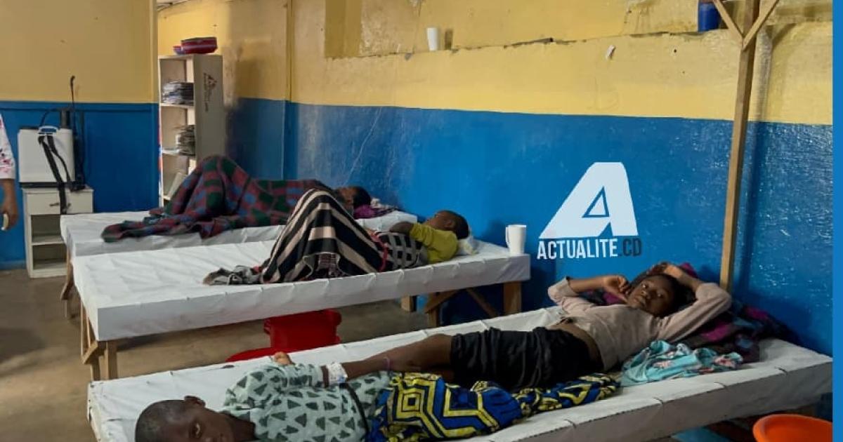 Des déplacés retournés à Sake souffrant de choléra