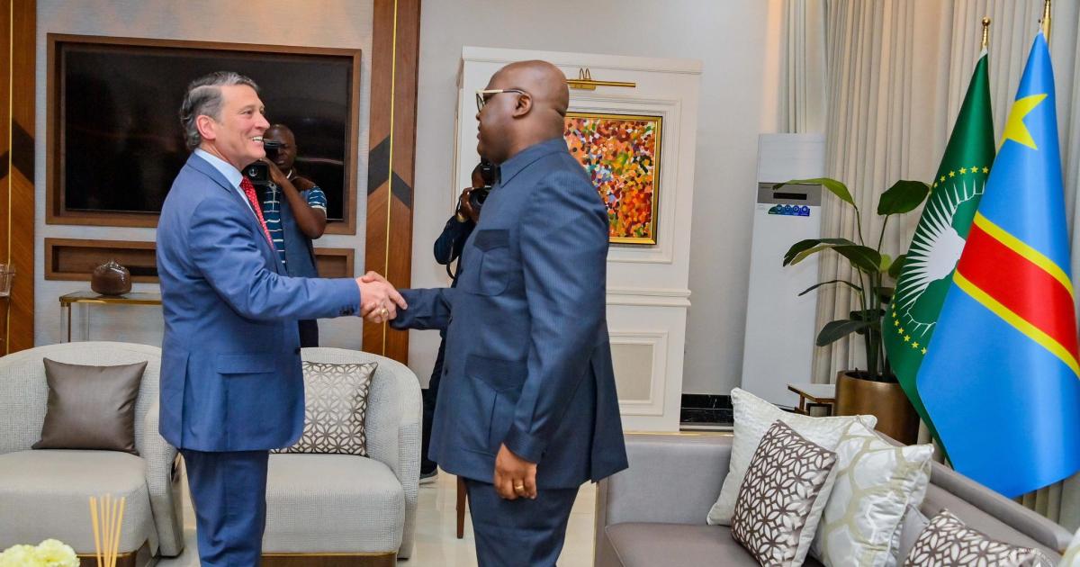 Ronny Jackson et Félix Tshisekedi