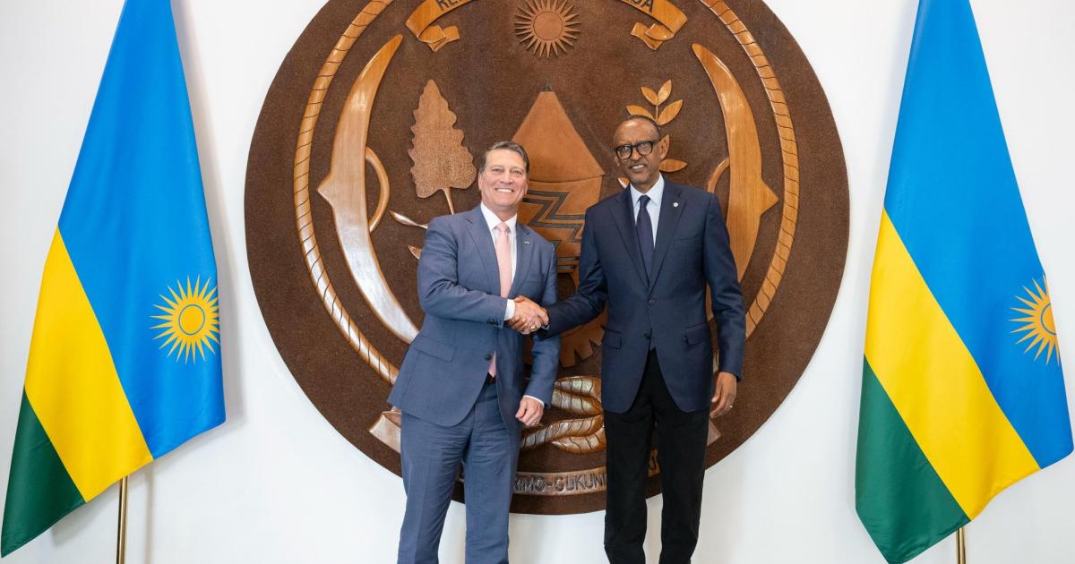 Ronny Jackson et Paul Kagame