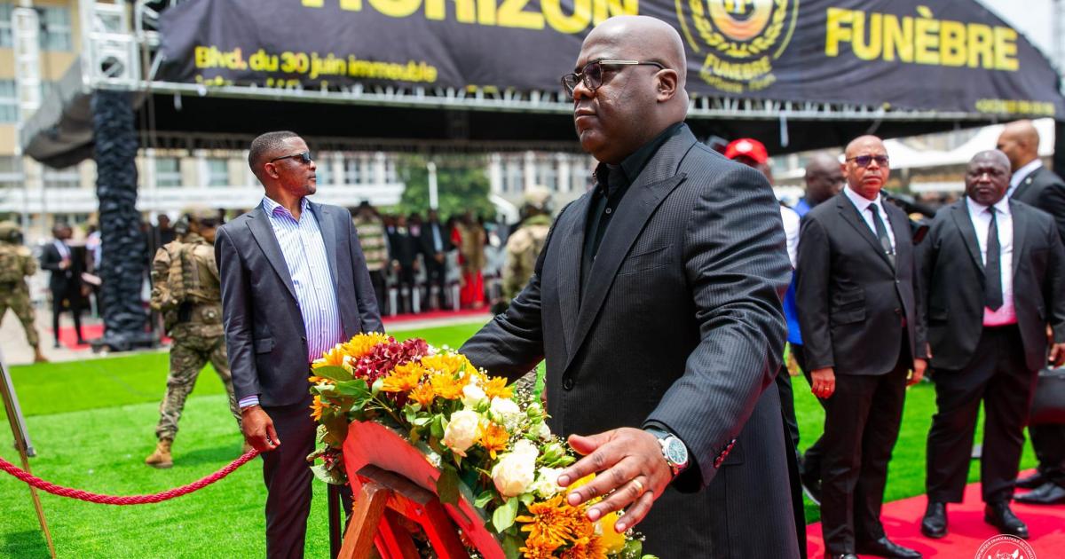 Félix Tshisekedi rend hommage au cacheur Edingwe