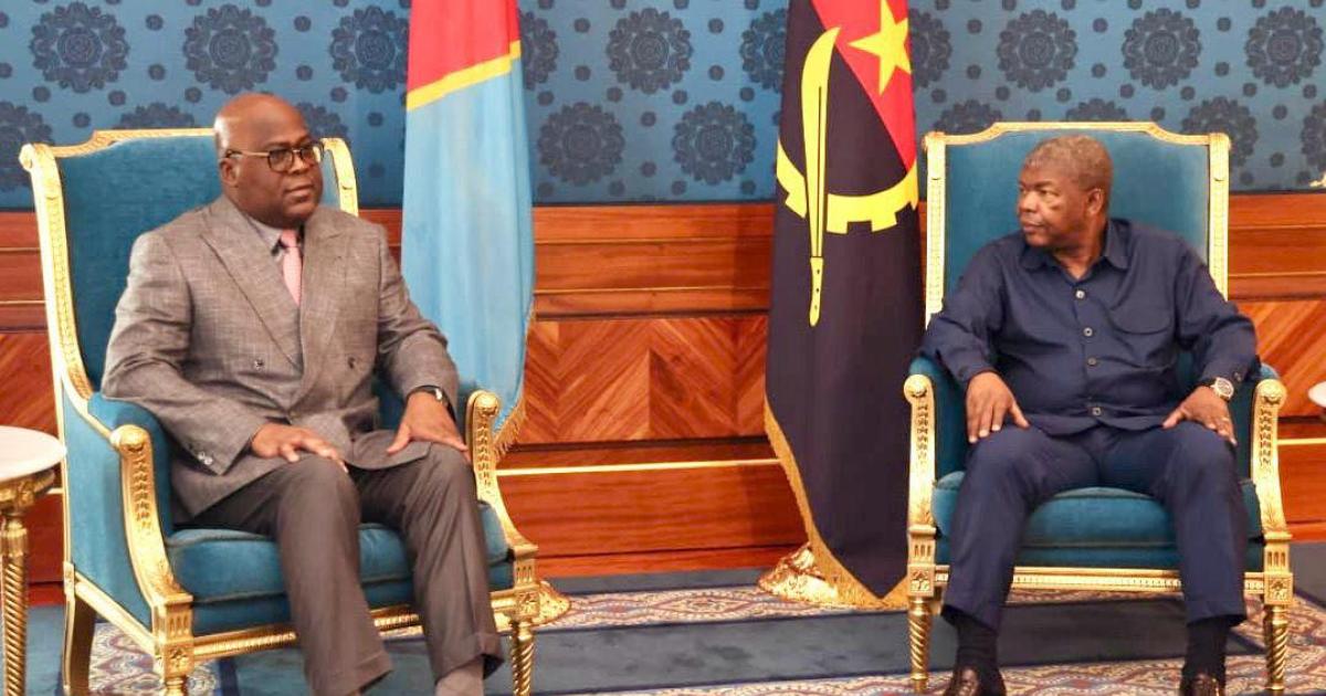Félix Tshisekedi et J. Lourenco
