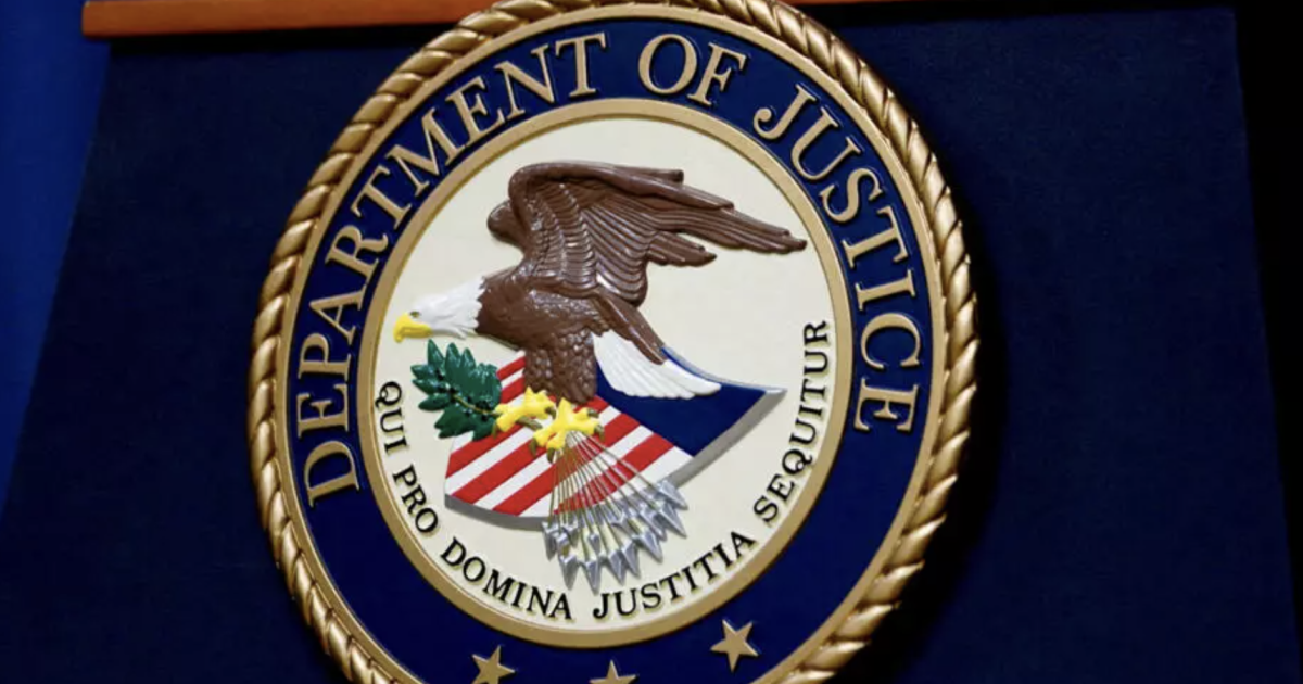 Le logo du département de la Justice américaine