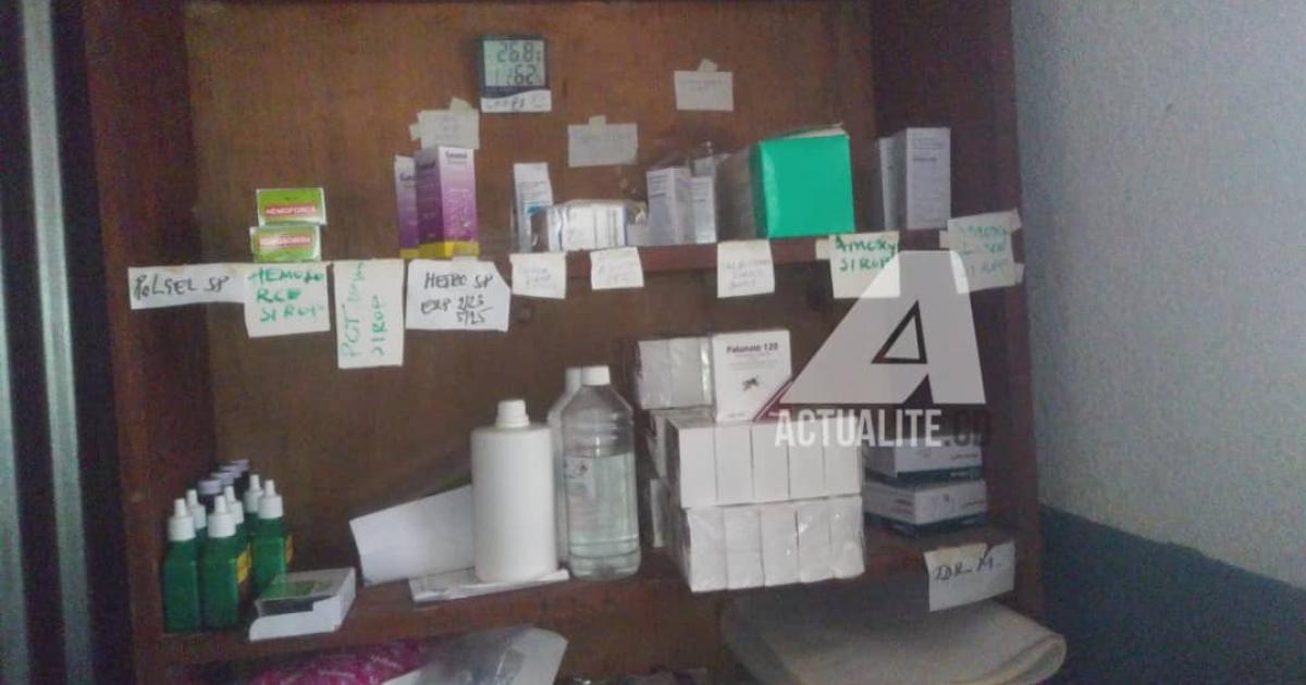 Les médicaments résiduels au centre de santé de Mpofi après le pillage de M23
