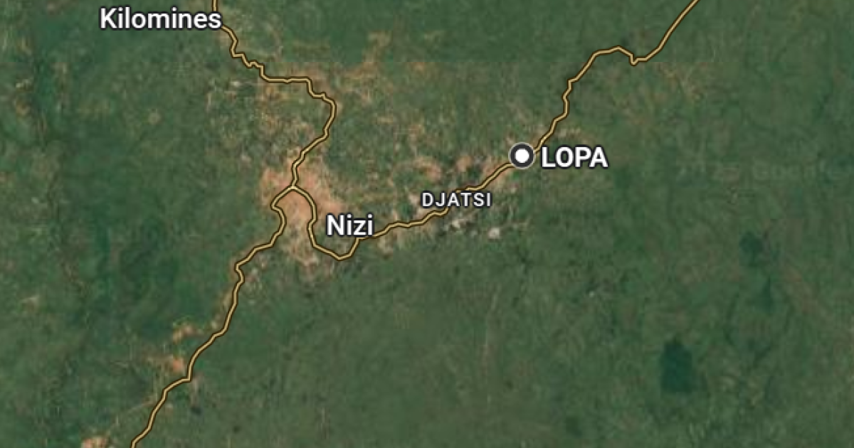 Lopa sur la carte