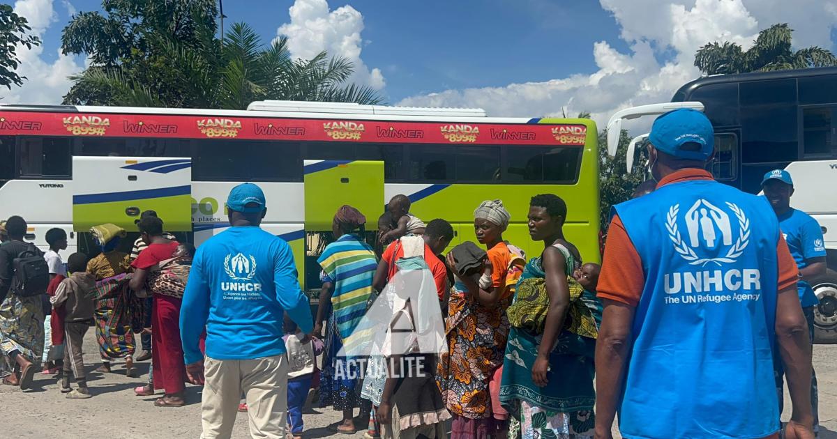 Des réfugiés rwandais rapatriés dans leur pays à partir de Goma