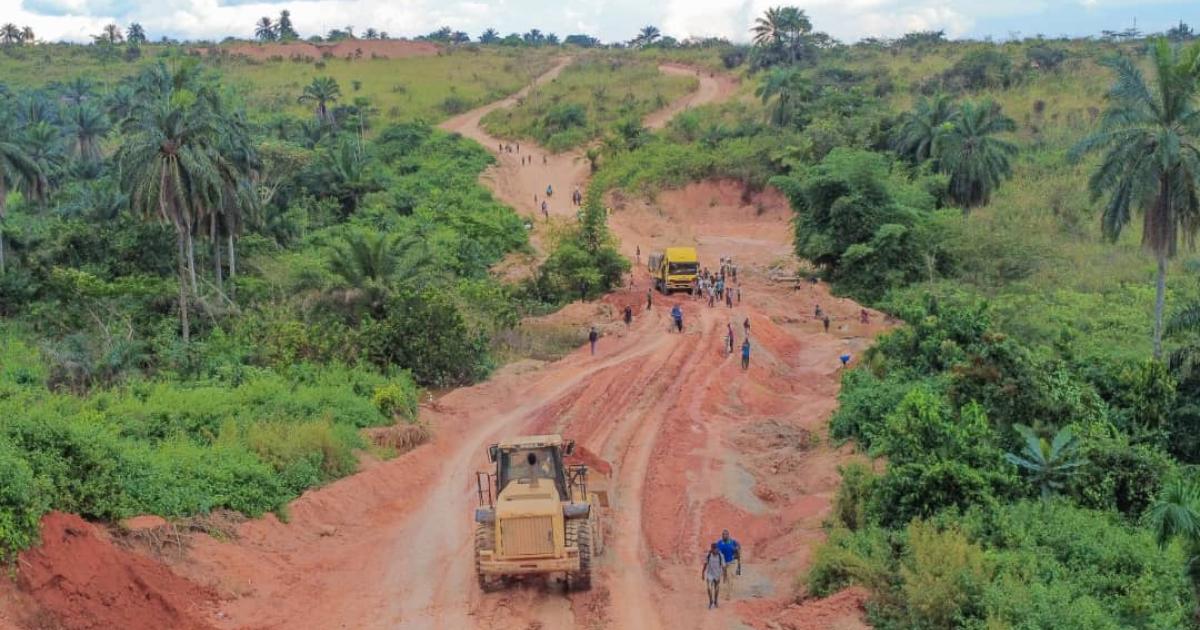 Route Kananga-Kalambambuji