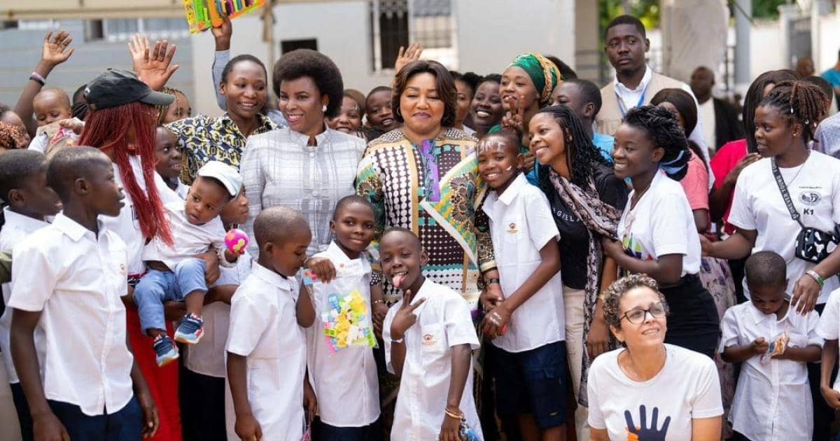 Les Premières Dames de la RDC et du Burundi au centre d’accueil Fraternité Sans Frontières (FSF)