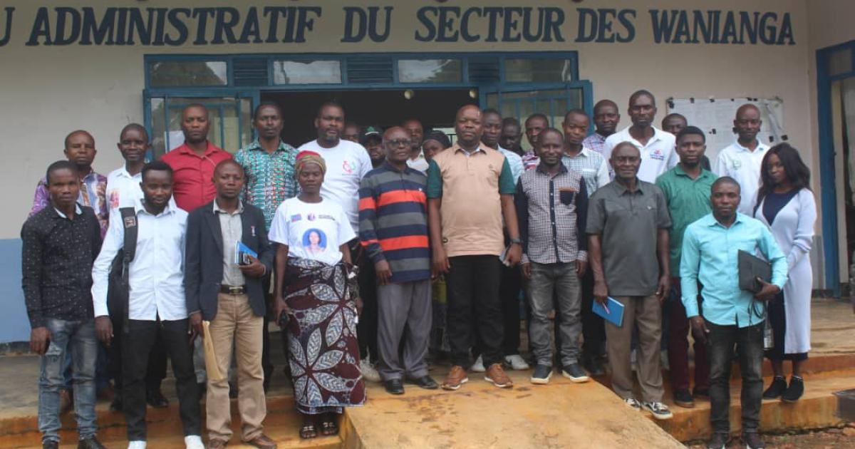 Les participants à la réunion autour du projet de relance agricole 