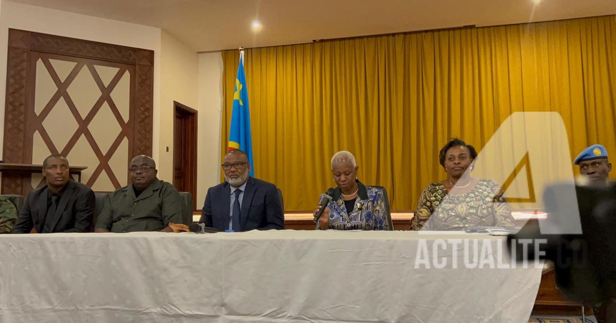 Monusco et AFC/M23 devant la presse à Goma