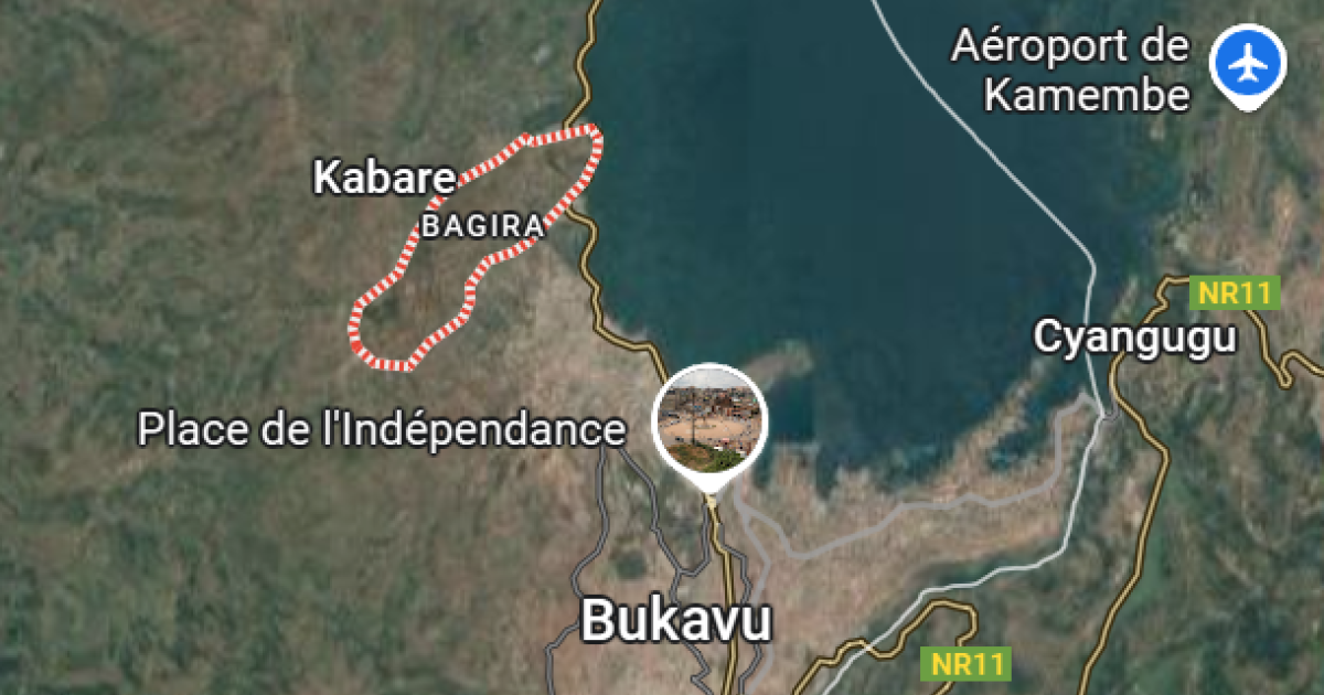 Bagira sur la carte