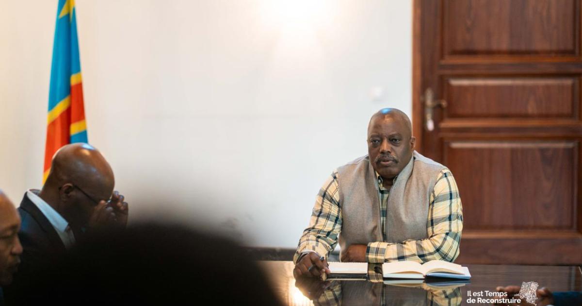 Joseph Kabila lors des consultations à Goma