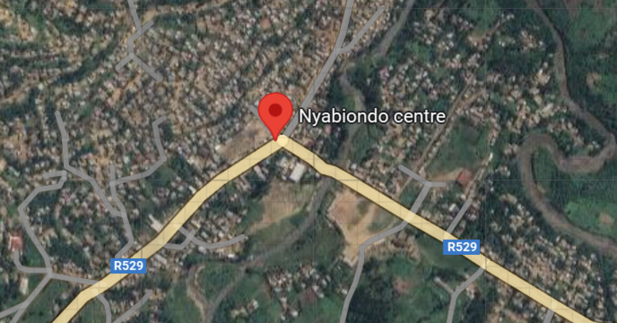 Nyabiondo sur la carte
