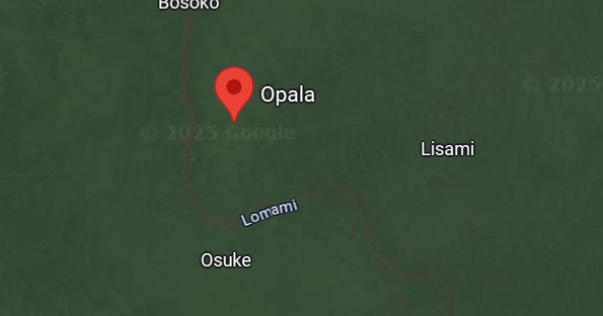 Opala sur la carte