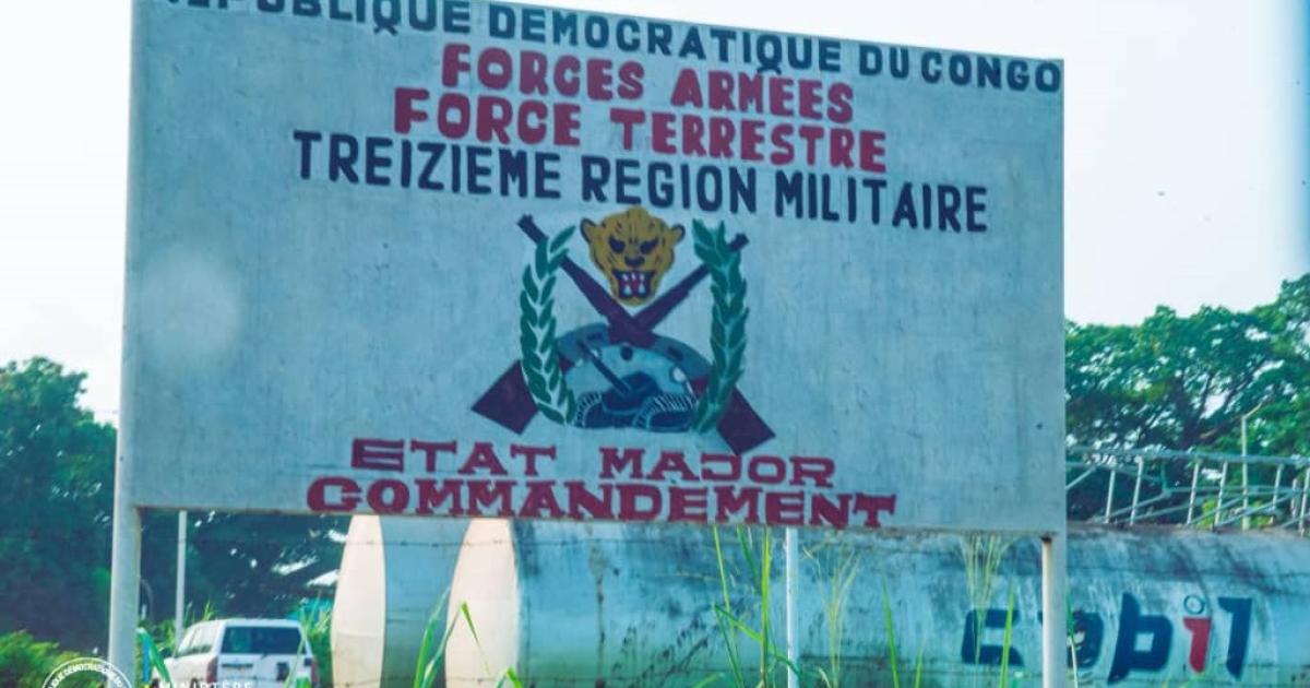 13e Région militaire à Mbandaka