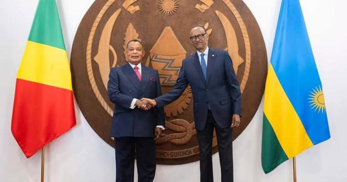 Sassou Nguesso et Paul Kagame