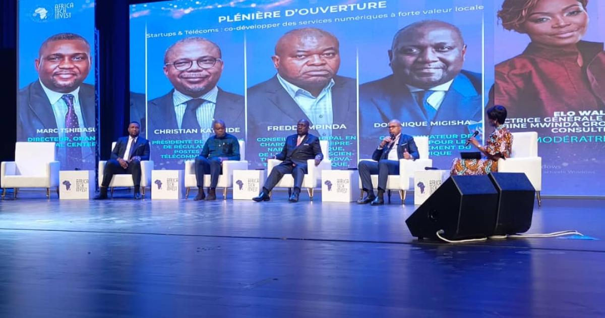 Les responsables des institutions congolaises du numérique, panélistes à l'Africa Tech invest 2025