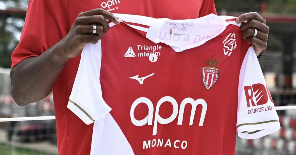 Maillot de l'AS Monaco