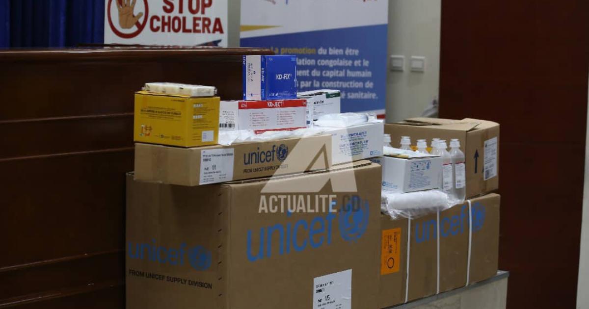 Lot des médicaments pour la riposte contre la choléra