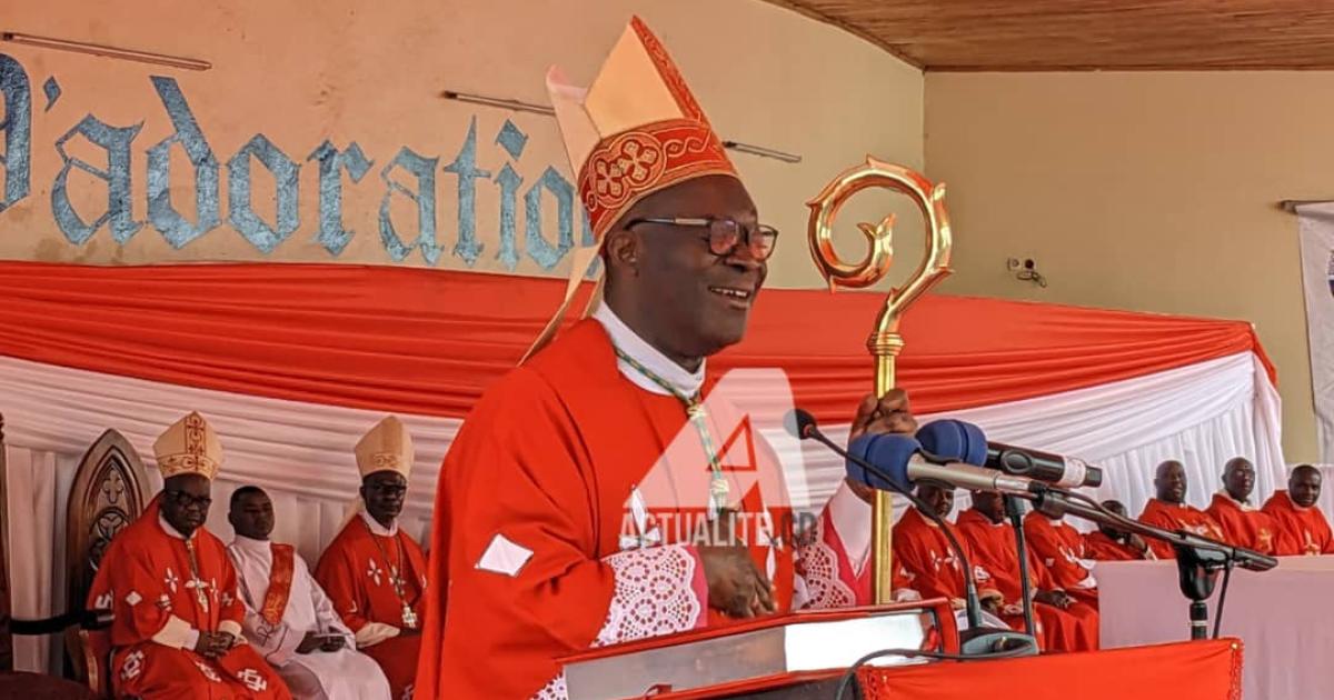 Mgr Fulgence Muteba, archevêque de Lubumbashi