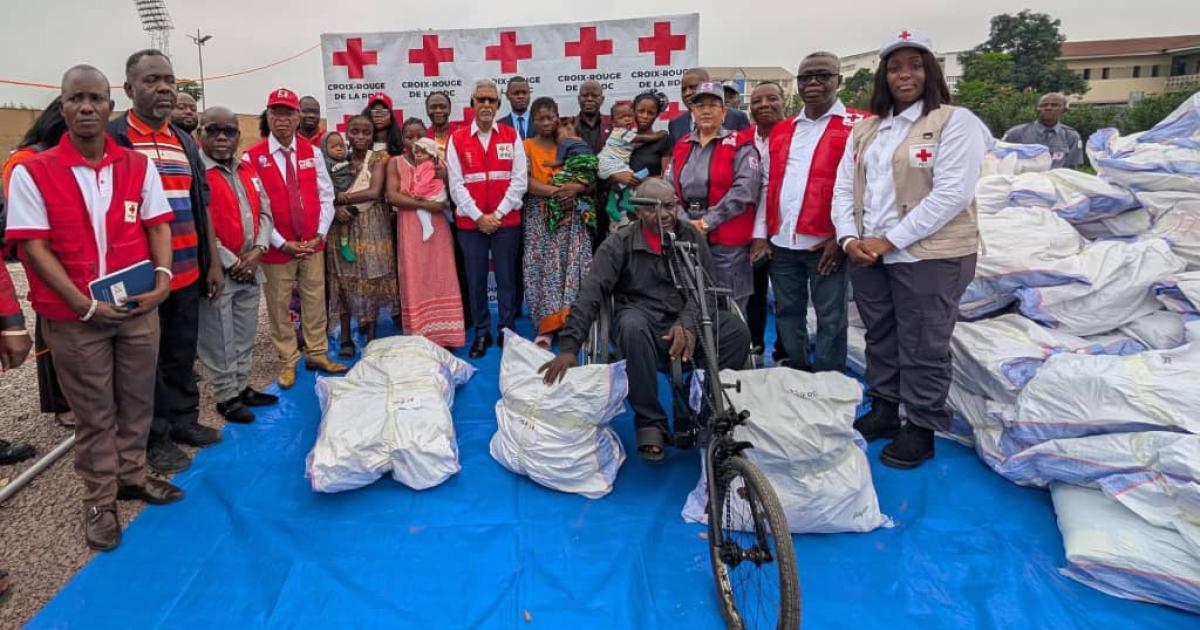 IFRC assiste les sinistrés logés au stade Tata Raphael 