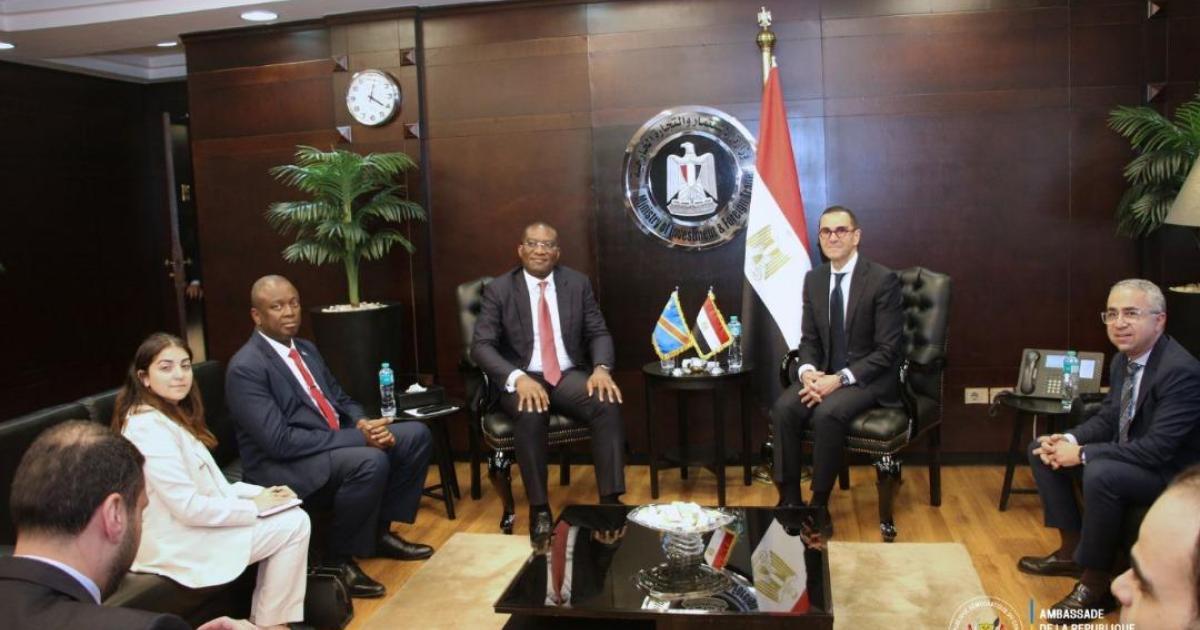 Une délégation congolaise conduite par Guylain Nyembo séjournant en Egypte 