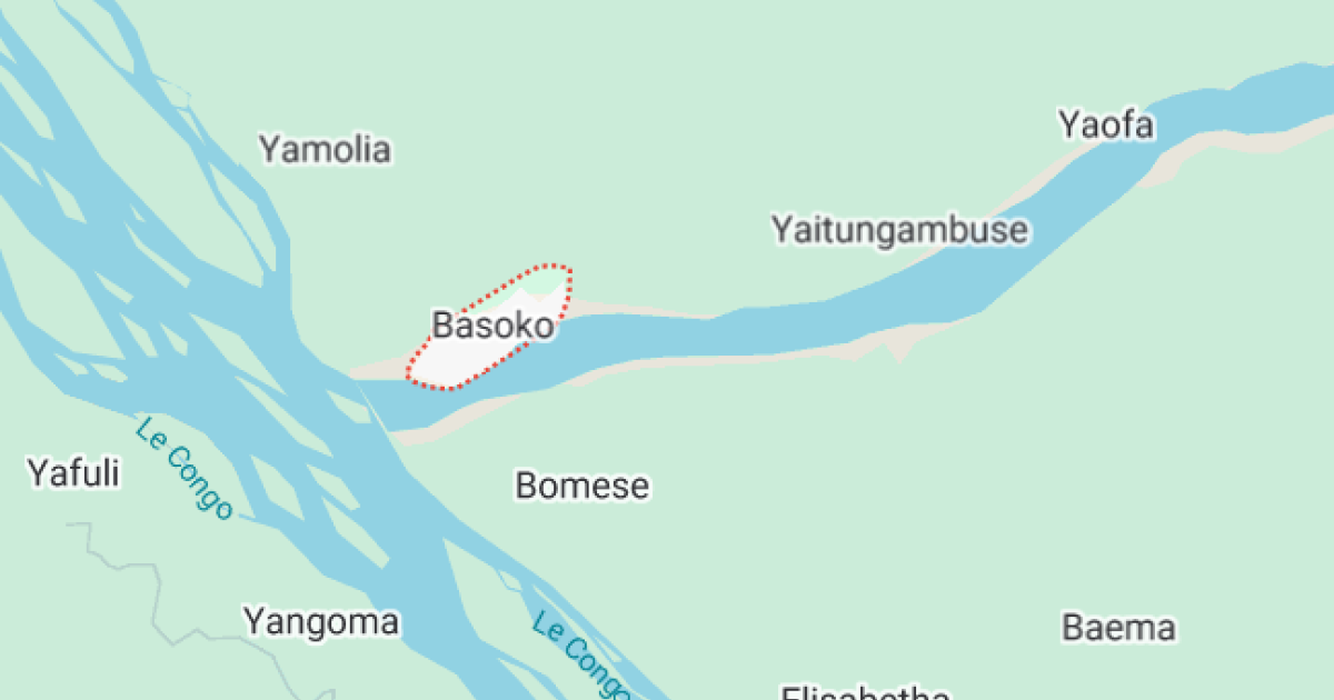 Basoko sur la carte