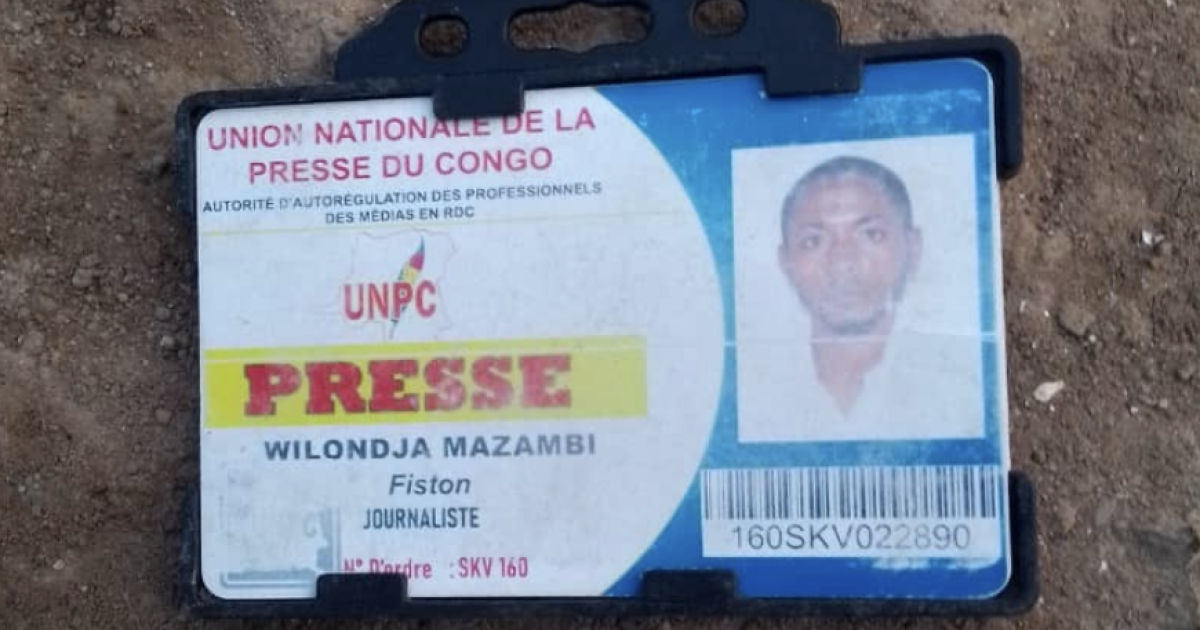 Carte de Fiston Wilondja Mazambi