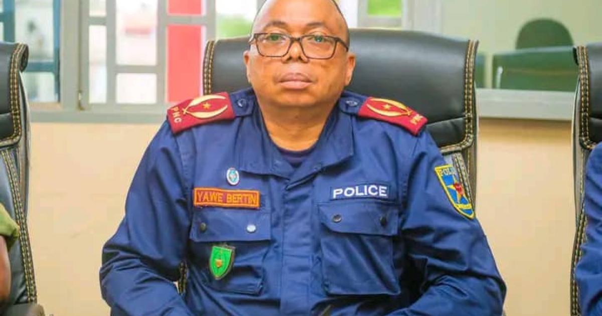 Le commissaire divisionnaire adjoint de la police Kongo Central 