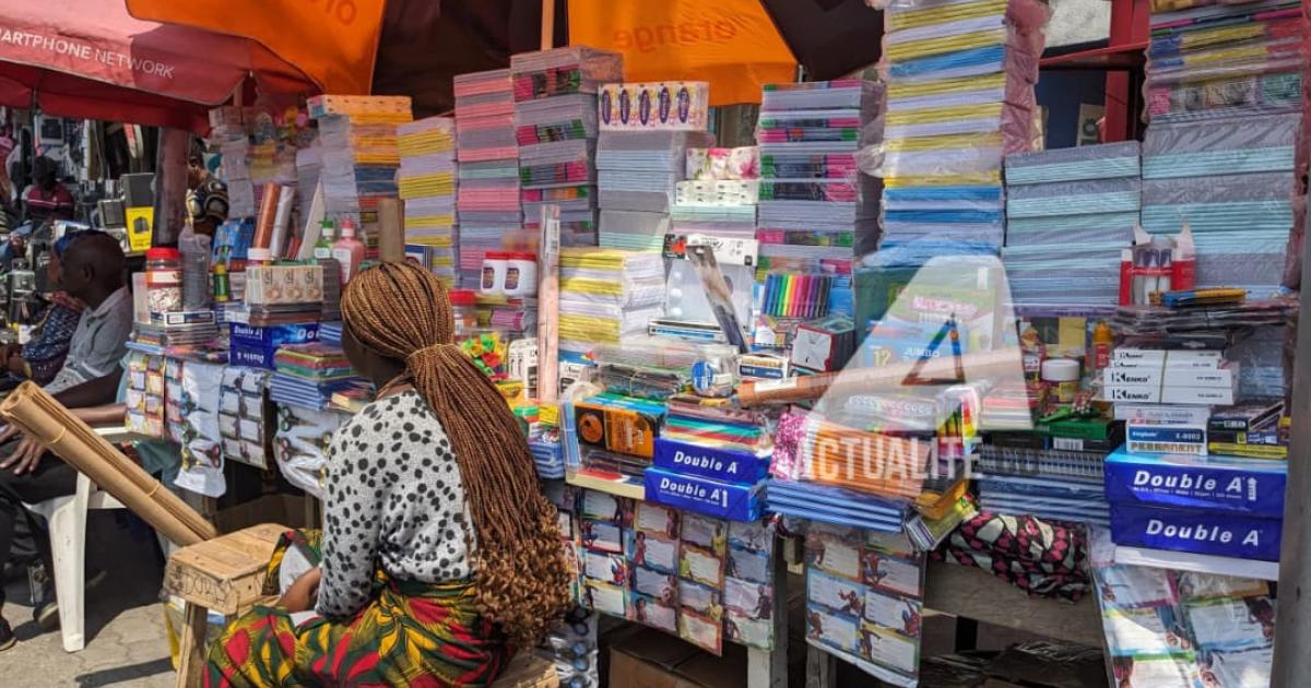 fournitures scolaires à Goma