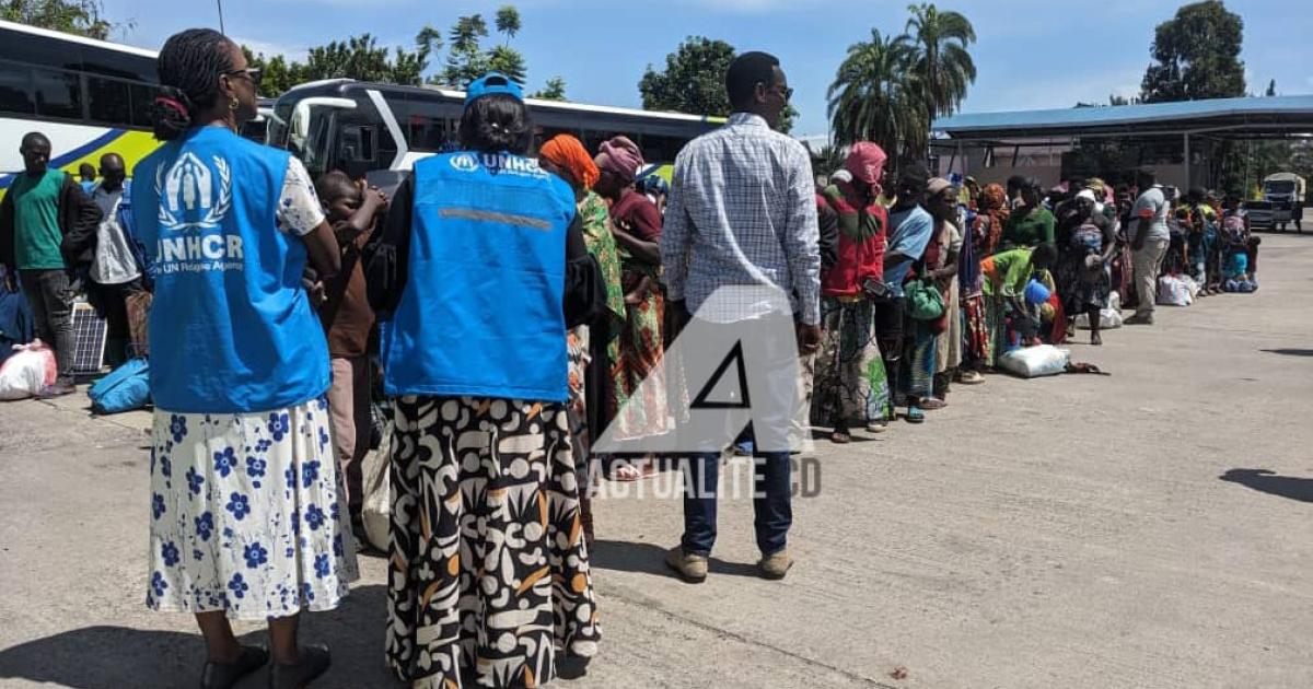 Rapatriement des réfugiés rwandais à partir de Goma